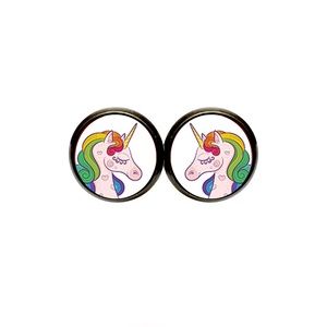Rainbow Unicorn Earrings